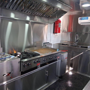 <span class=keywords><strong>Remorque</strong></span> alimentaire argentée, cuisine commerciale mobile pour tacos, burgers, hot-dogs, poulet frit, frites, ailes, plancha, idéale pour les affaires de restauration de rue - Product Image 4