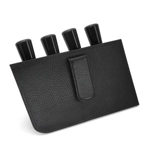 Estuche Personalizado de Cuero para Esmalte de Uñas |   Organizador Compacto para Cinturón |   Estuche protector de 15 x 9.5 cm para 4 botellas - Product Image 2