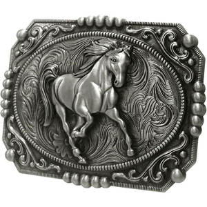 Hebilla de Cinturón con Diseño de Caballo Antiguo Más Vendida - Hebilla de Cinturón para Kilt Escocés, Accesorios Tradicionales al por Mayor - Product Image 3