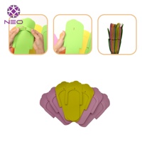 360 paires/boîte pantoufles de pédicure jetables antidérapantes, confortables et pratiques pour Salon d'art des ongles avec couleur aléatoire