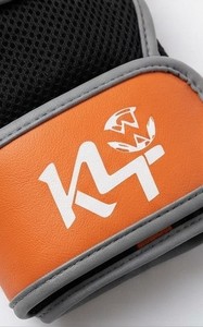 KLTW INT'L K4 Half Finger <b>Fitness</b> <b>Gloves</b> Orange Neoprene Adjustable Wrist Strap Weight Lifting Gym Training Unisex 0.5kg - Product Image 6