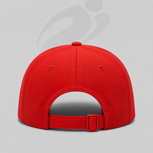 หมวกเบสบอล Apicto Sports สีแดง 6 แผง ปักโลโก้สีเหลือง ทรงแบน ปรับขนาดได้ - Product Image 2