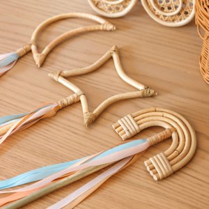 Rattan Magic <b>Wand</b> Toy for Kids Handmade Woven <b>Fairy</b> <b>Wand</b> Pretend Play Accessory Princess Dress Up Birthday Party Gift Toy Supply - Product Image 6