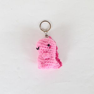 Llavero de muñeca de ganchillo hecho a mano, amigurumi de niña musulmana tejida, colgante para bolso, colgante para mochila, arte puro, regalos artesanales - Product Image 1