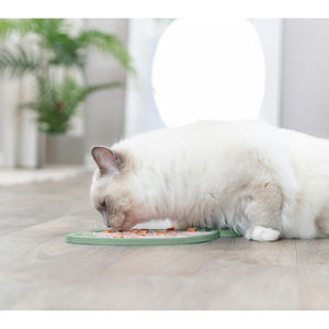Lick'n'Snack 28 cm Petrol <b>Blue</b> Silicone <b>Placemat</b> Premium Pet Mats & Pads - Product Image 4