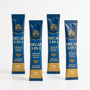 Su Marca, Café Instantáneo Premium 3 en 1 Descafeinado y Bajo en Grasa, 30 Sobres, 540g, Rico y Suave, Solo Agregue Agua Caliente - Product Image 3