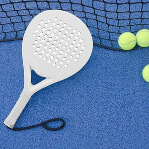 Raquette de paddle-tennis, forme diamant, goutte d'eau, ronde, logo personnalisé, carbone, mousse EVA, 16x19, ensemble léger et portable, personnalisable - Product Image 5
