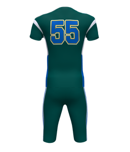 Conjunto de Camiseta de Fútbol Verde para Hombre con Número 55, Impresión Sublimada, Absorbe la Humedad, Corte Atlético, Manga Corta, para Todas las Temporadas - Product Image 1
