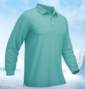 Polo homme coupe classique à manches courtes, en coton respirant, personnalisable avec logo de marque - Product Image 2