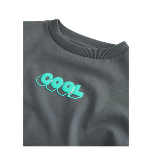 T-shirt gris à col rond et manches courtes pour homme avec impression de lettres stylées, 100 % coton, coupe classique, tricot jersey décontracté - Product Image 5