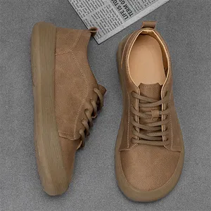 Chaussures de sport tendance pour hommes, en cuir véritable, décontractées, pour la marche, le skateboard, polyvalentes, tenis masculino, baskets - Product Image 6