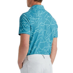 Chemises polo basiques en polyester pour hommes, respirantes, légères, à séchage rapide, anti-humidité, imprimées sur mesure - Product Image 3