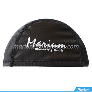 Bonnet de bain unisexe pour enfants en PU, couleur bleu marine - Pas cher - Product Image 2