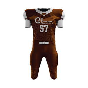 Maillot de football américain personnalisé pour le jour du match avec des couleurs de sublimation vibrantes et durables - Product Image 1