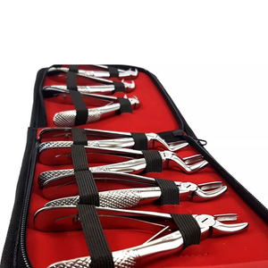 Juego de 7 Pinzas de Extracción Pediátricas Manuales para Niños, Instrumentos Dentales para Extracción de Raíces Pediátricas, Reutilizables y Autoclavables - Product Image 2