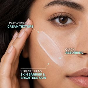 Hydratant visage sans huile Dr Sheths à la céramide et à la vitamine C pour peaux grasses |   Combinaison de peaux mixtes et sujettes à l'acné |   Hydrate et illumine |   50g - Product Image 4