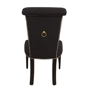 Chaise de salle à manger moderne rembourrée chaises en bois massif pour salle à manger hôtel et restaurant banquet cuisine ensemble de meubles - Product Image 5