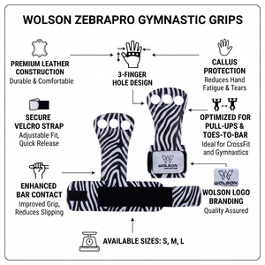 Agarraderas de Gimnasia Ajustables y Resistentes, Protectores de Palma Transpirables para Entrenamiento con Barra de Dominadas, Levantamiento de Pesas y Fitness Funcional - Product Image 5