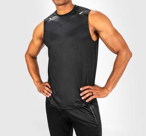 Débardeur de sport d'été sans manches pour homme, coupe courte, en coton/fibre de bambou, séchage rapide, antibactérien, respirant, style stringer - Product Image 1