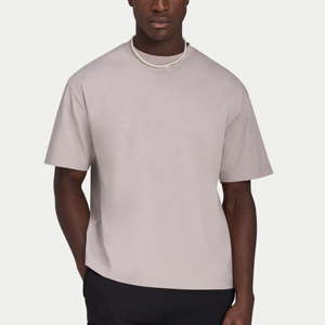 Camiseta Casual Lisa para Hombre, 100% Algodón, Holgada, Deportiva, de Manga Corta, Venta al Por Mayor - Product Image 1