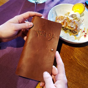 ซองใส่บิลหนังแท้สุดหรูแบบคลาสสิก พร้อมแม่เหล็ก สำหรับร้านอาหาร ร้านกาแฟ ใช้สำหรับใส่ใบเสร็จ ใบสั่งอาหาร หรือใบกำกับภาษี - Product Image 6