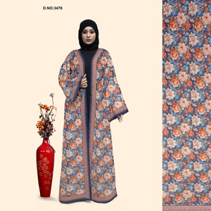 Suministro Directo de Fábrica: Abaya Ligera de Verano con Mangas Largas, Diseño Elegante y Modesto, Disponible para Exportación - Product Image 1