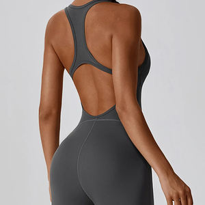 Ropa Deportiva Personalizada de 1 Pieza para Gimnasio, Ropa Deportiva Elástica para Yoga al Aire Libre, Ropa Deportiva para Entrenamiento, Mono Deportivo para Mujer - Product Image 3