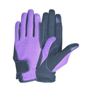 Ultimate Comfort Horse Riding Gloves Made of Quality Leather <b>Material</b> Breathable Custom Color Equestrian Protection Gloves - Product Image 4