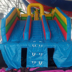 Château gonflable aquatique d'extérieur le mieux noté avec toboggan, en PVC, 370x330x200cm, certification CPC, installation facile, livré en boîte - Product Image 5