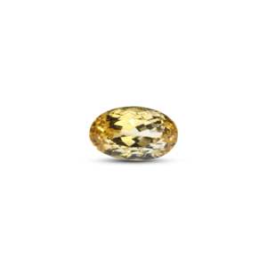 Sky Blue Citrine Loose Gemstone 10.15 Carat Oval Cabochon for Fine Jewelry - Product Image 1