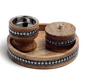 Modern Arabic Style Organic Eco-Friendly Metal Bakhoor Incense Burner Set <b>Storage</b> Jar for Home Decor Aromatherapy Anti-Odour - Product Image 5