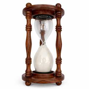 Sablier en bois traditionnel fait main en gros, minuteurs de 1, 3, 5, 10 minutes, pour la maison, le service à thé, design japonais, cadeaux d'anniversaire - Product Image 3