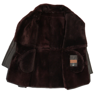 Premium Genuine Leather <b>Shearling</b> <b>Jacket</b> <b>Men</b> Luxury Winter Fur Coat Aviator Biker Warm Fashion Durable Fit - Product Image 5