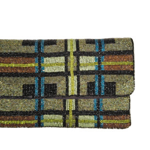 Luxury Fashion <b>Beaded</b> Evening Clutch Purse Handmade Designer <b>Handbag</b> Wedding Party Bridal High Quality Embroidery Portable Silk - Product Image 2