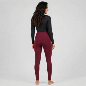 Leggings d'équitation pour femmes de haute qualité, conçus avec un tissu respirant, une coupe flexible, un soutien confortable et une grande durabilité. - Product Image 3