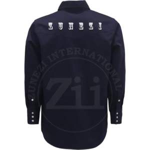 ZUNEZI NFPA 2112 Camisa de Trabajo Personalizada de Manga Larga para Soldador, Ropa FR, Camisa de Botones para Hombre, Color Gris, Nivel de Protección A, 300C-500C, Paquete de Respirador para Calor - Product Image 3