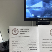 MiShang Mücevherat Mükemmel 1-3 Karat Markiz Kesim Beyaz D Renk VS Kalite HPHT CVD Elmas IGI Sertifikalı Laboratuvarda Üretilmiş