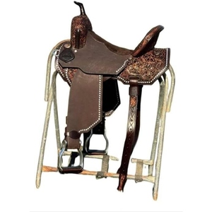 Selle d'équitation western haut de gamme, selle équestre en cuir faite à la main sur mesure, fabricant OEM, vente en gros - Product Image 4