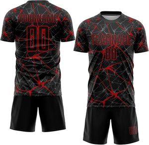 ชุดฟุตบอลแบบกำหนดเอง เสื้อฟุตบอลน้ำหนักเบา ระบายอากาศได้ดี แขนสั้น ชุดทีมพร้อมโลโก้แบบซับลิเมชั่น รับผลิตแบบ OEM ODM - Product Image 2