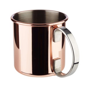 Tasses à boire classiques en cuivre avec une construction durable pour la cuisine, la table à manger et les besoins quotidiens de service de boissons - Product Image 3