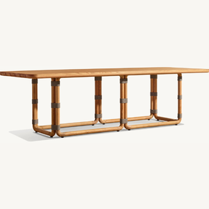 Hot <b>sale</b> teak wood furniture, modern style <b>table</b>, suitable <b>for</b> outdoor dining, anti-rot and good quality - Product Image 4