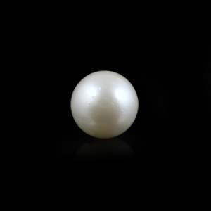 Perle d'eau douce naturelle 11,9 carats 16 mm Pierre précieuse en vrac pour bijoux fins Grade AA Couleur rose blanc - Product Image 2