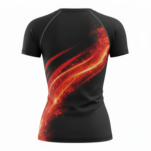 Camiseta de compresión duradera sublimada al por mayor para hombres, mujeres y niños, para entrenamiento de MMA, BJJ, Jiu Jitsu No-Gi, traje de baño personalizado - Product Image 2