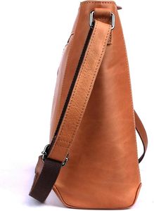 Nouveauté Sac bandoulière en cuir véritable pour femme, style classique, fermeture éclair, unisexe, usage quotidien, couleur beige, design à panneaux - Product Image 2
