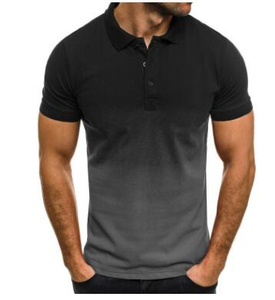 Polo homme personnalisé à dégradé de couleurs, respirant, à manches courtes, pour le golf, décontracté, professionnel, anti-transpiration - Product Image 1