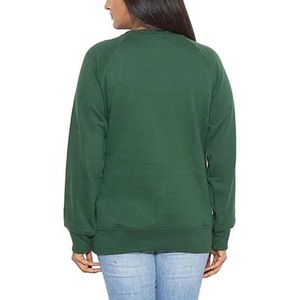 Classic women sweatshirt soft fleece pullover relaxed fit winter top casual everyday wear warm crewneck long sleeve fashion - Product Image 2