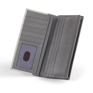 Genuine Leather Men Clutch Bag with <b>Wristlet</b> Large Capacity Travel Wallet Leather Purse Men - Product Image 2