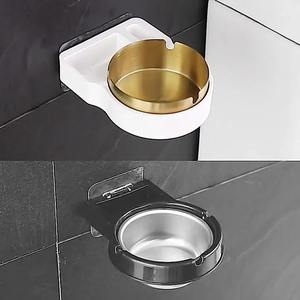 Cendrier en métal au design moderne avec couvercle, créatif, anti-éclaboussures, pour bureau, billard, décoration, cendrier extérieur rétro pour cigares - Product Image 6