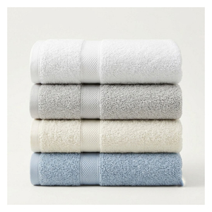 Serviette de toilette pour hôtel, en coton doux, serviette pour invités, meilleur prix pour hôtel, complexe hôtelier, spa et hôtellerie - Product Image 3