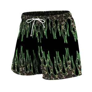 กางเกงขาสั้นพิมพ์ลายคุณภาพเยี่ยมสำหรับผู้ชายรุ่นใหม่ เหมาะสำหรับวิ่ง ฟิตเนส ออกกำลังกาย วิ่งจ๊อกกิ้ง เทรนนิ่ง และเล่นกีฬาในฤดูร้อน - Product Image 3